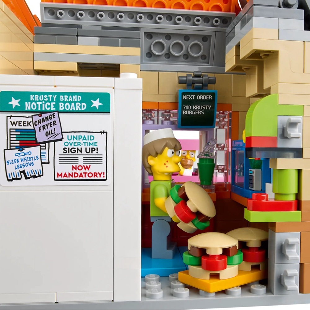 The Simpsons : Krusty Burger 10352 NEW in Sealed Box - Picture 10 of 11